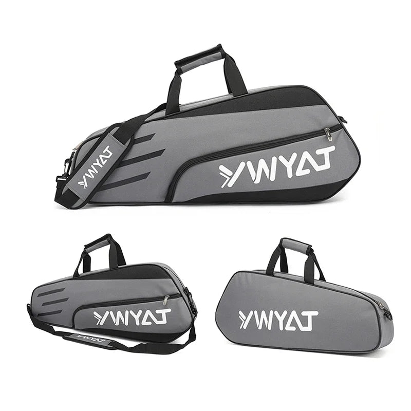 YWYAT Sports Bag Badminton Bag Single Shoulder 3 Rackets Backpack Tennis Badminton Racket Bag Thickened Nylon Beach Tennis Bag
