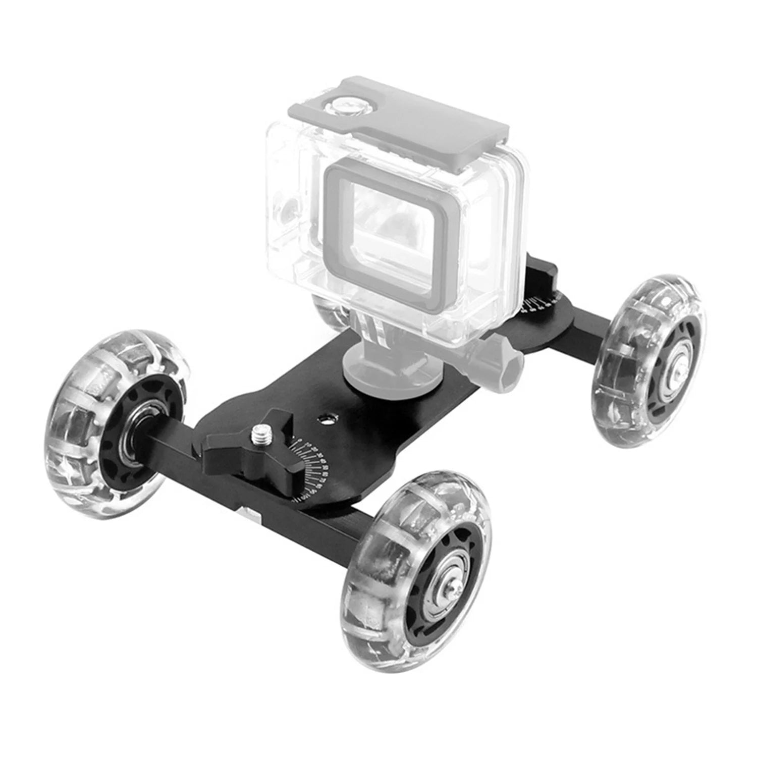 Camera Table Slider Dolly Desktop Mini Video Car Stabilizer For DSLR Camera Desktop Directional Pulley Shooting Car
