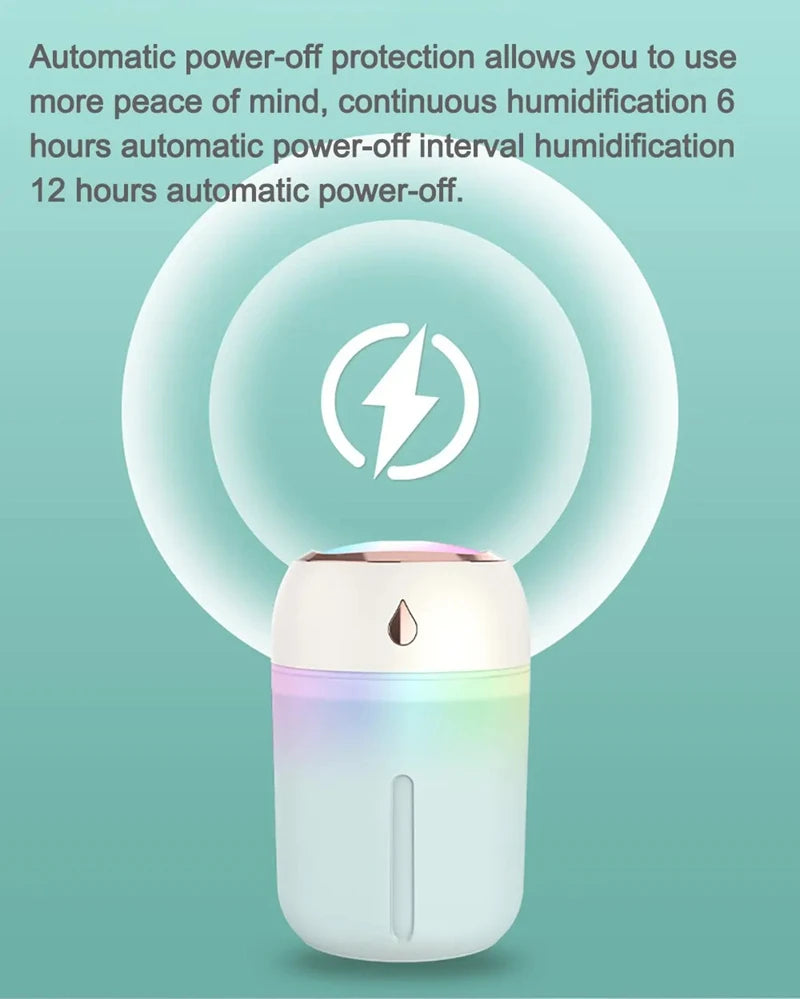 Xiaomi Mini Car Portable Air Humidifier Electric Aroma Diffuser LED Cool Light Mist For Home Car Aromatherapy Plant Purifier