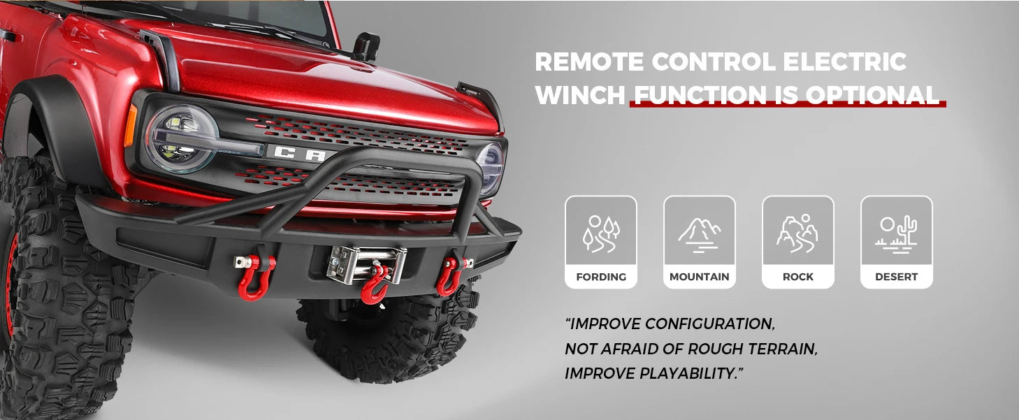WLtoys 104020 1/10 Professional RC Car Off Road 4x4 2.4G 4WD Remote Control Cars 45 Minutes Working Time Climbing Car Adult Toy