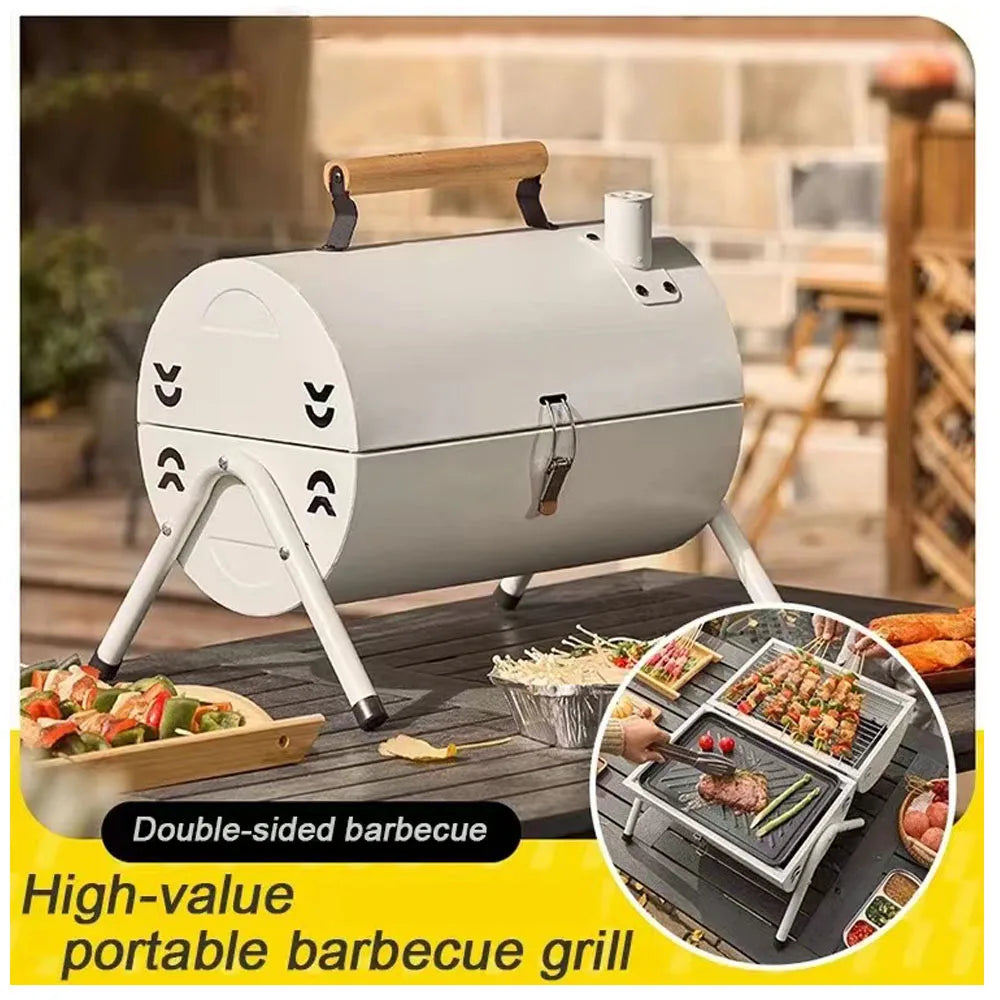 Portable Charcoal Grill Tabletop
