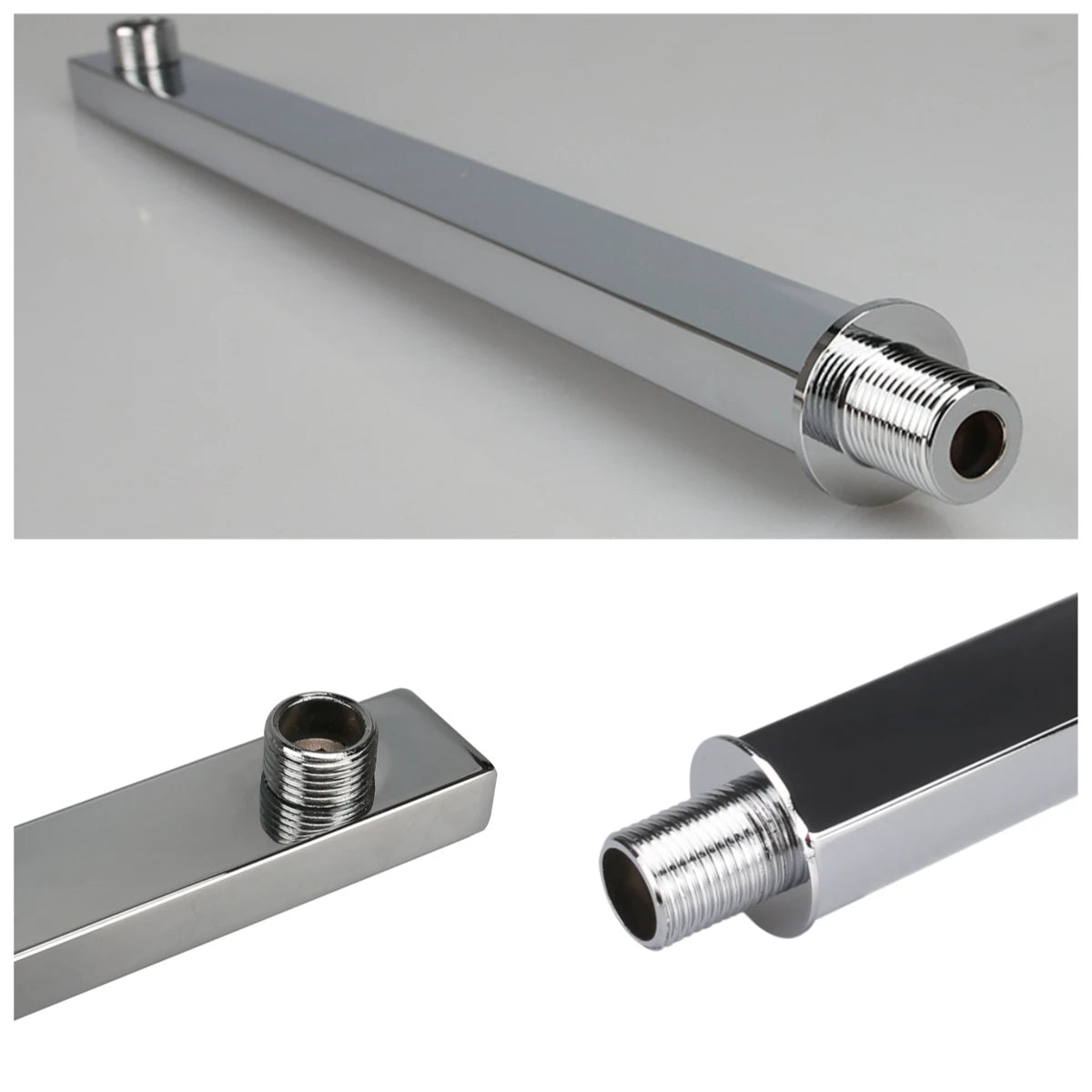 40cm Shower Arm Wall Mounted Shower Arm Shower Head Extension Shower Head Arm for Square Shower Head Rain Shower Head