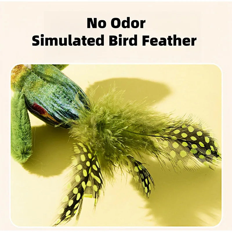 1 Pc Cat Toys For Indoor Cats Interactive Cat Toy Realistic Bird Sound Cat Toy Plush Cat Toy Catnip Cat Toy for Cats Kitten Toy