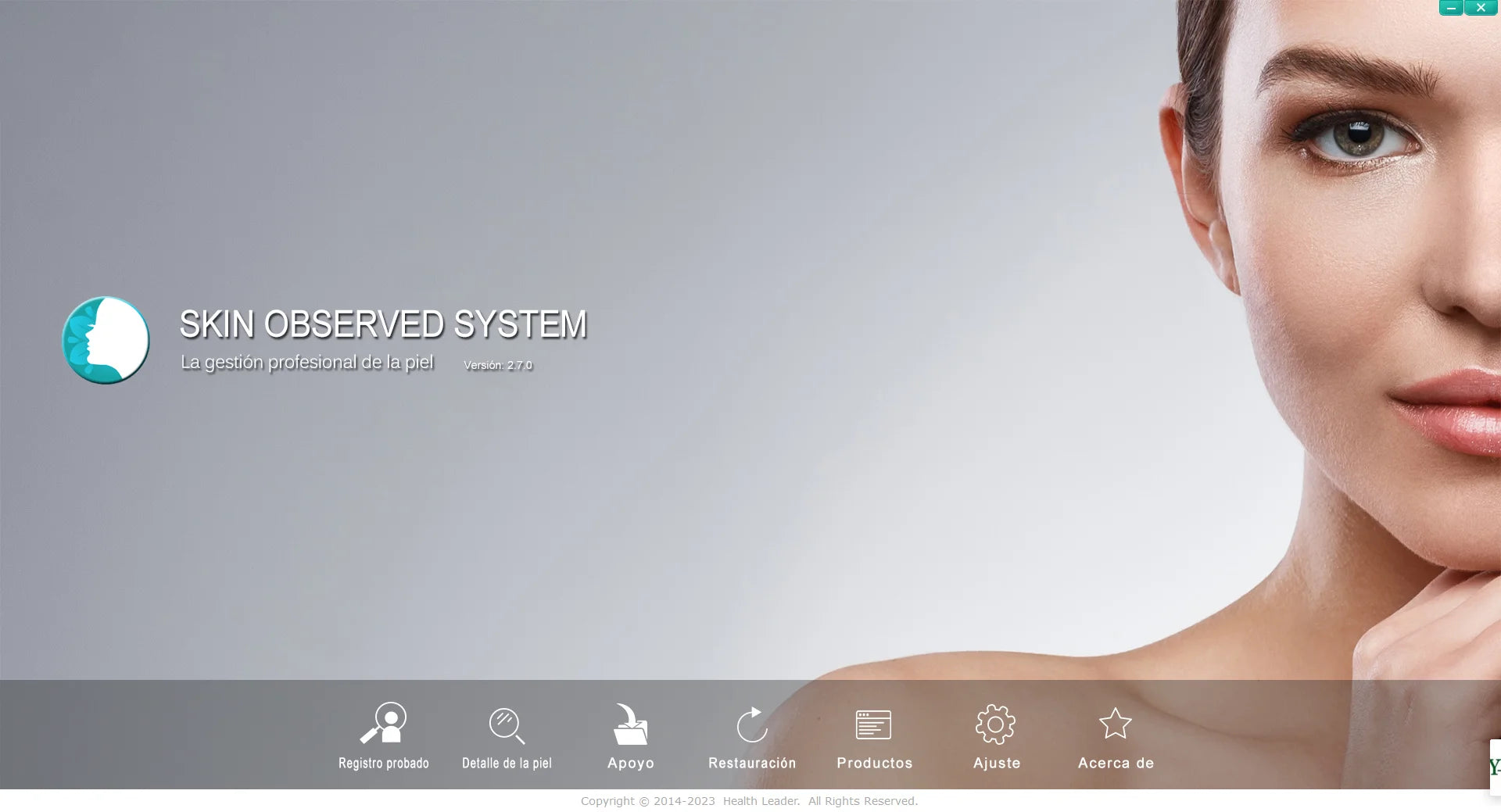 Portable High Definition Pixel Aesthetic Skin Analyzer