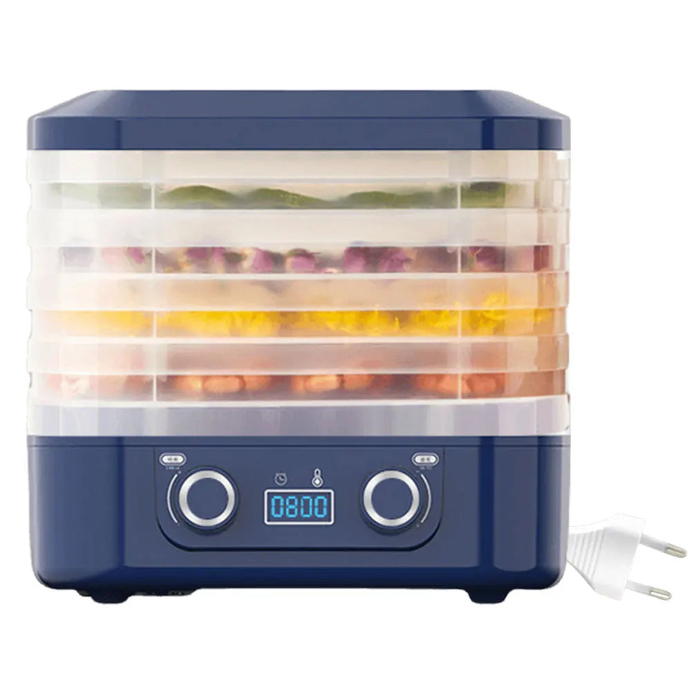 5 Layers Intelligent Fruit Dryer 48 Hours Long Lasting Pet Food Dehydration Smart Thermostatic Fruit Vegetable Meat Dehydrator
