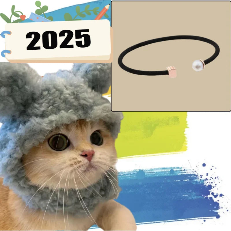 2025 New high-end Spanish fashion cat accessories, fashionable pet gifts holiday party gifts, high-quality high-end products 27