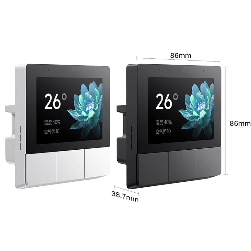 Xiaomi Smart Home Panel 3.23" Touch Screen Switch Central Control Screen Built in Bluetooth Mesh Gateway Works with Mihome App