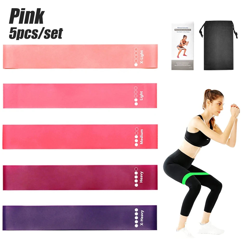 Yoga Strap Exercise Straps Elastic Resistance Bands Adjustable Yoga Stretching Pilates 60cmx5cm Yoga Training Gym Fitness