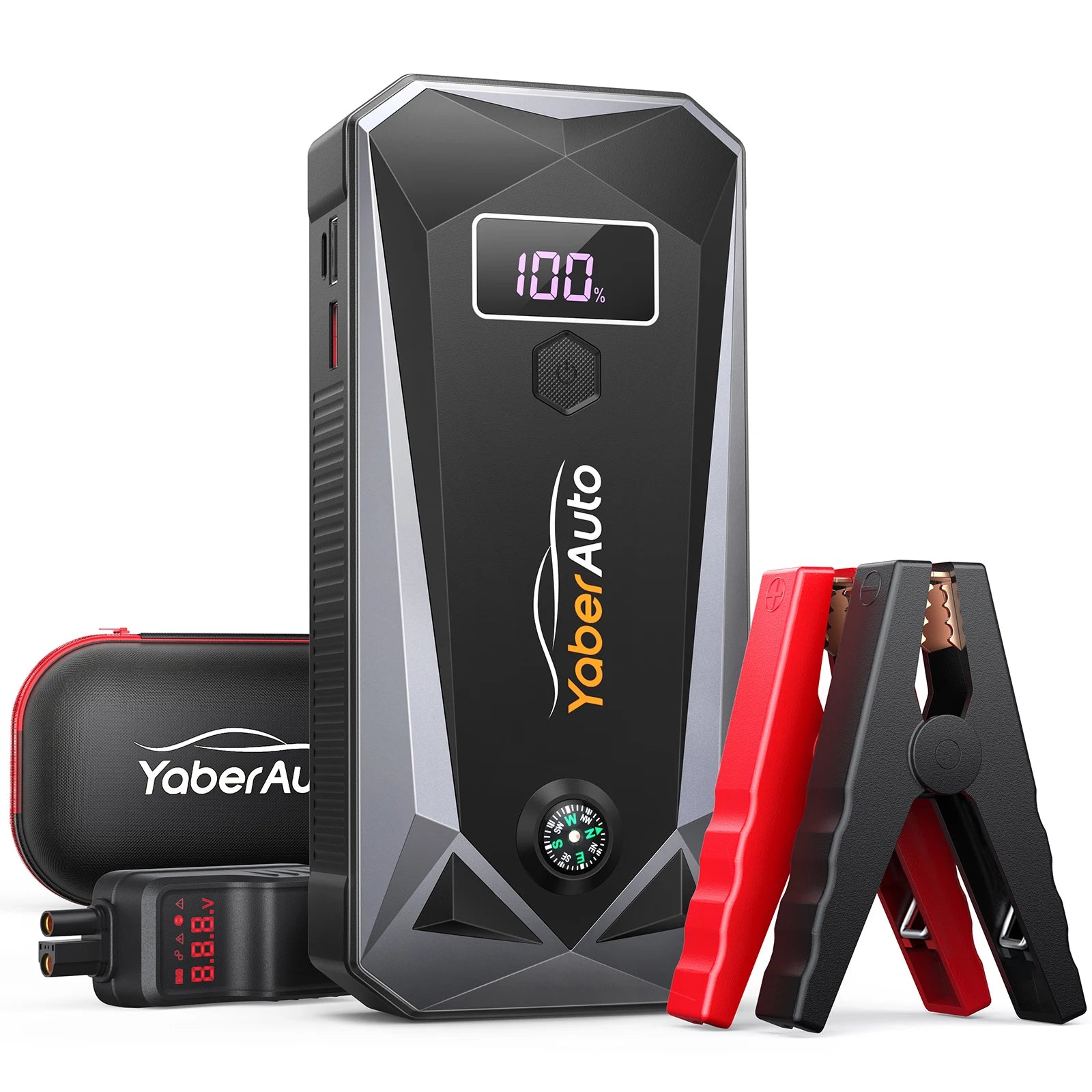 YABER Car Jump Starter 4000A 26800mAh Car Battery Powerbank Auto Battery Booster Charger External Battery