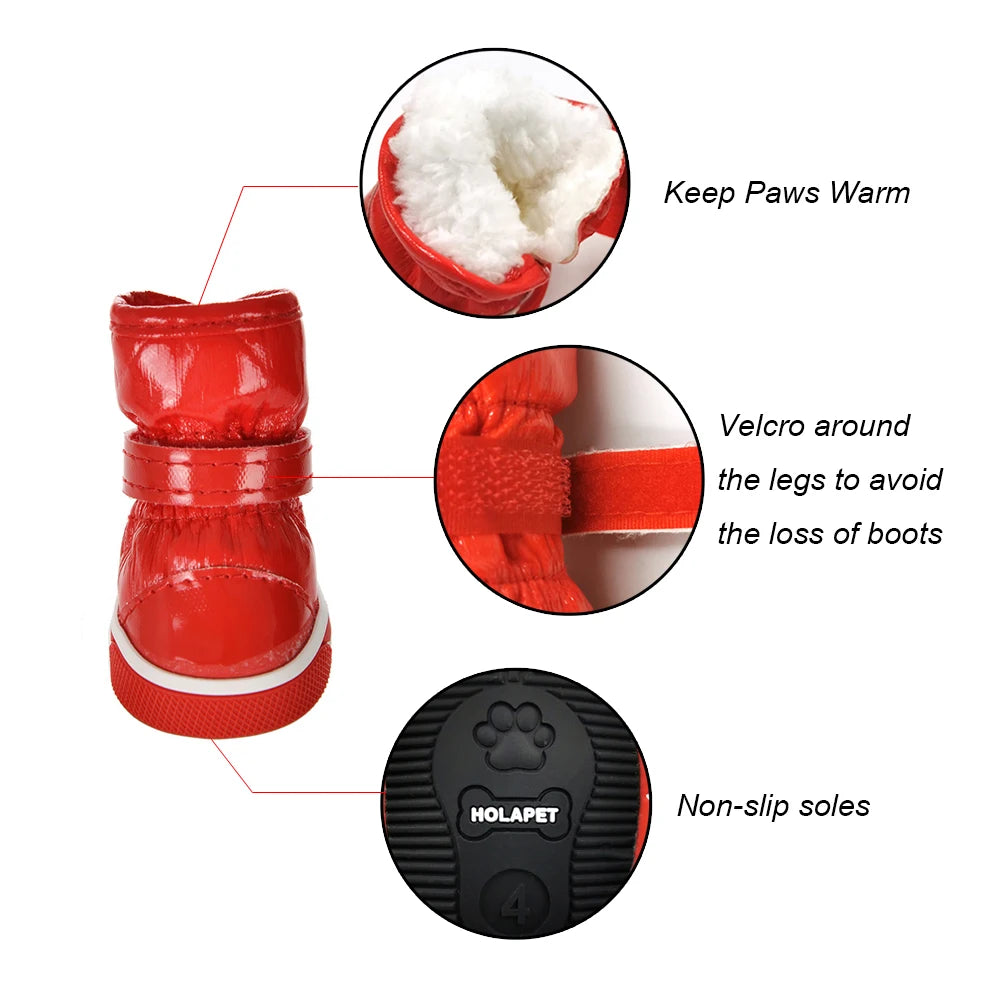 Winter Pet Dog Shoes For Small Dogs