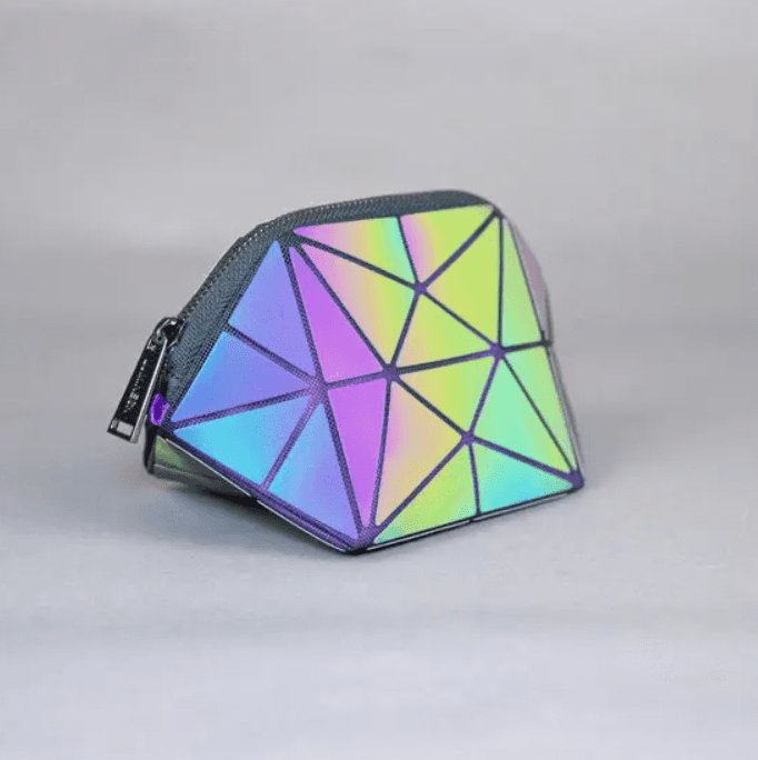 The Lumination Holographic Makeup Bag