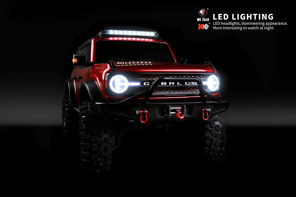 WLtoys 104020 1/10 Professional RC Car Off Road 4x4 2.4G 4WD Remote Control Cars 45 Minutes Working Time Climbing Car Adult Toy