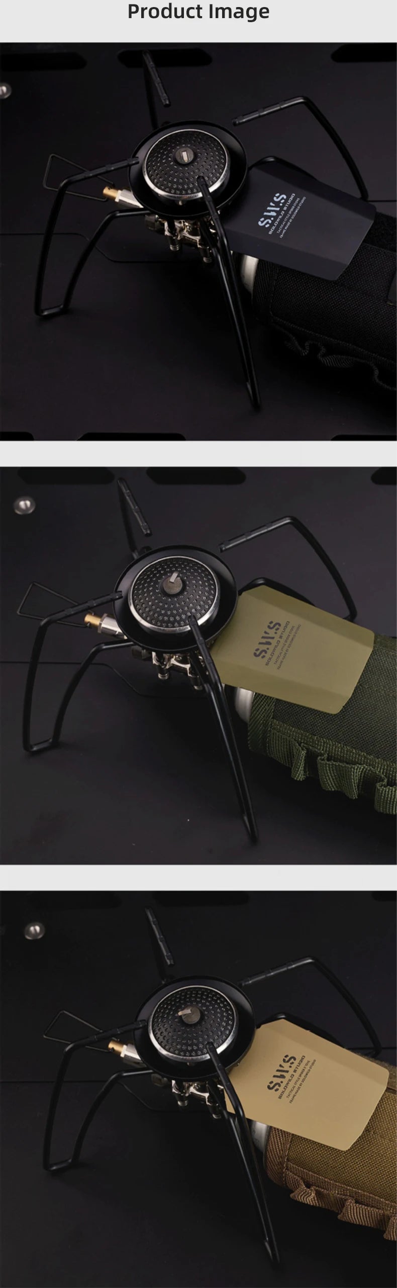 WELLHIKE New SWS Lightweight Outdoor Stove Spider Stove Folding mini Cassette Stove Camping Tableware BBQ Outdoor Tabletop Stove