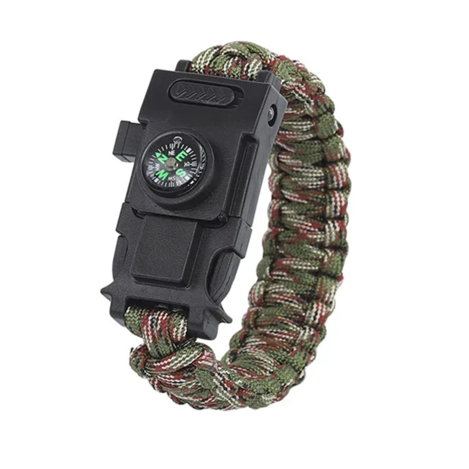 Top-Quality 4mm Paracord 550 Bracelet with Emergency Lights - Essential Outdoor Survival Gear