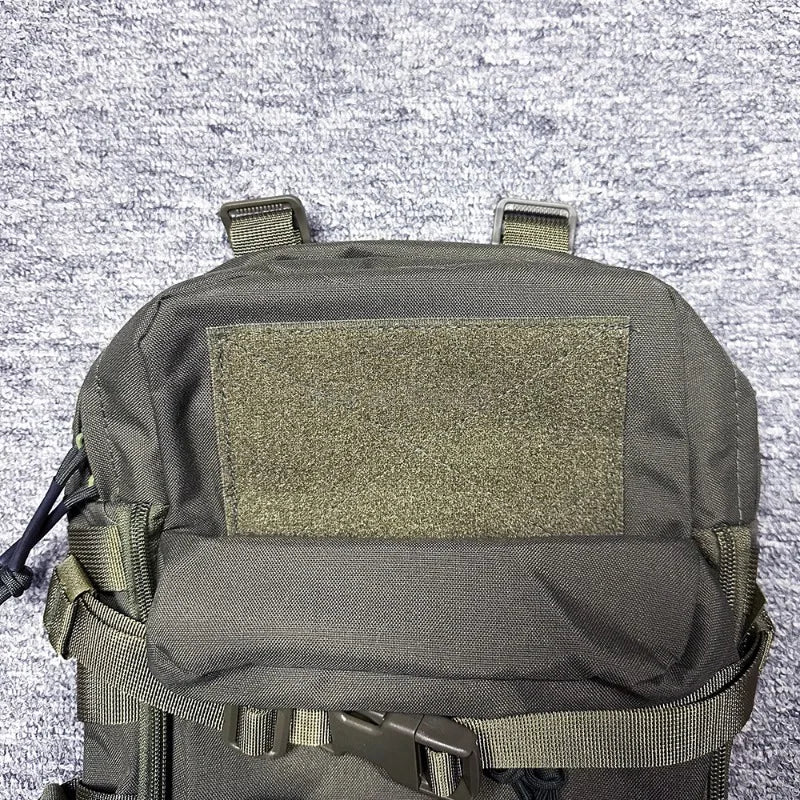 Tactical Hydration Pack Mini Back Panel Water Bag Nylon Molle Pouch Hunting Lightweight Vest Hose Accessories Zipper Backpack