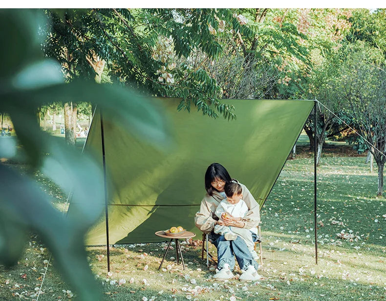 Waterproof Oxford Ground Sheet Floor Cloth Camping Mat Picnic Mat Oxford Cloth Wear-Resistant Anti-Tie Floor Mat With Nails