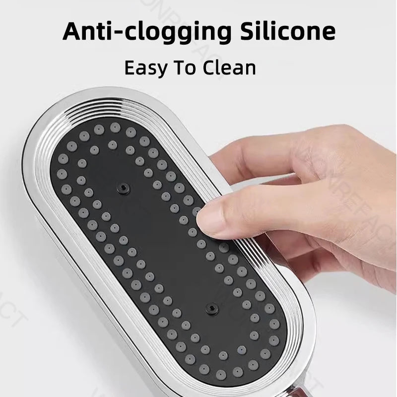 High Pressure Shower Head Handheld Shower Head Bathroom Pressurized Shower Head Filter Element Filters Water Quality Accessories