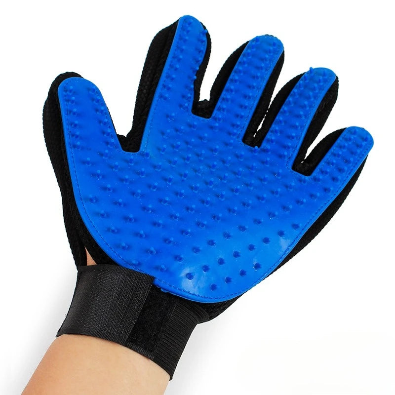 Cat grooming gloves, cat hair removal, pet massage, cleaning supplies