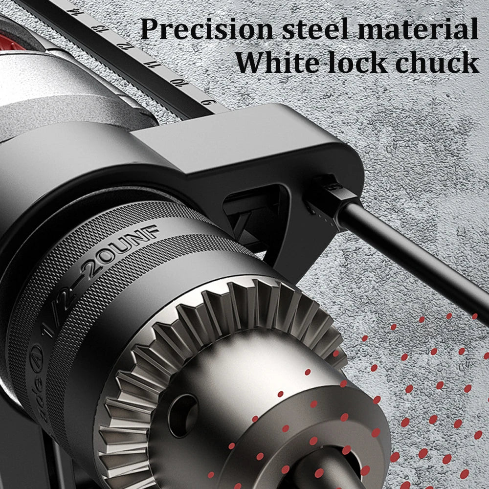 AC 110V/220V Multifunction Electric Drill Powerful Impact Drill Electric Hammer Infinitely Variable Speed Power Tools EU/US Plug