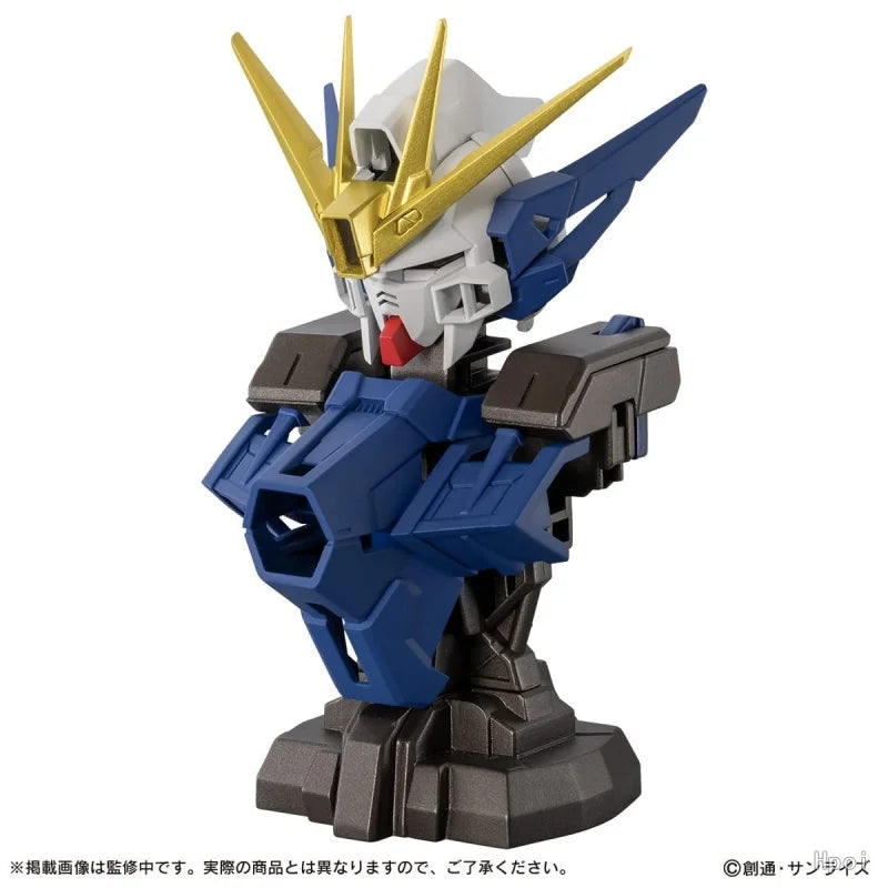 Bandai Original 3Pcs MSメカニカルバスト08 ウイングガンダムゼロ EW Assembly Model Toys Collectible Model Ornaments Gifts For Children