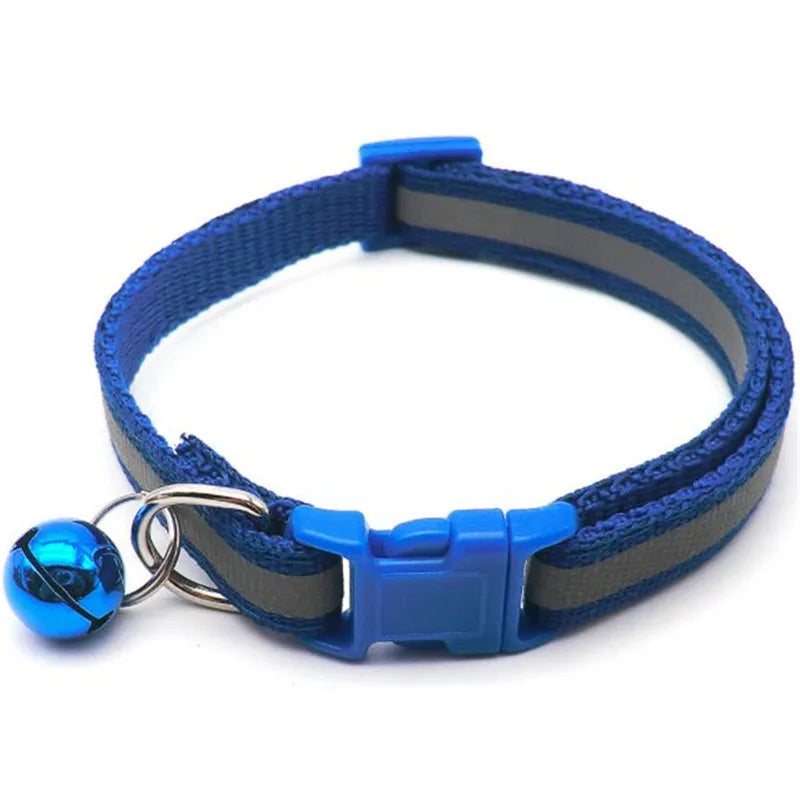 Reflective Dog/Cat Collar with Bell
