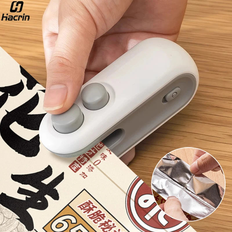 Mini Heat Bag Sealing Machine Plastic Bag Sealer Handheld Heat Sealing Machine Food Packaging Heat Sealer Plastic Bag Sealants