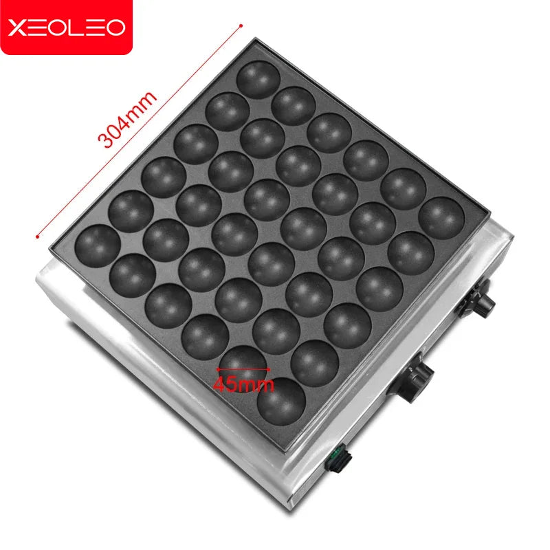 XEOLEO Electric 36 PCS Pancake Machine 850W Mini Pancake Maker Mini Dutch Gaufriers Dorayaki Mini Hotcakes