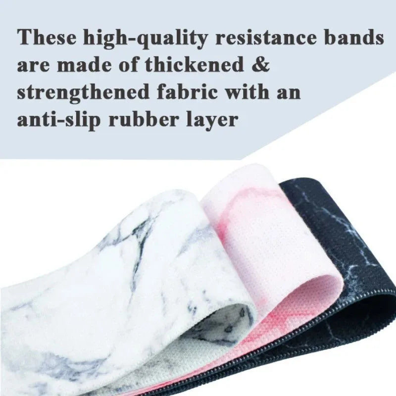 Fabric Squat Loop Resistance Hip Band Elastic Training Band Stretching Fitness Band Circular Yoga Fitness Equipment