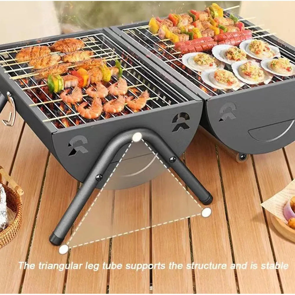 Portable Charcoal Grill Tabletop