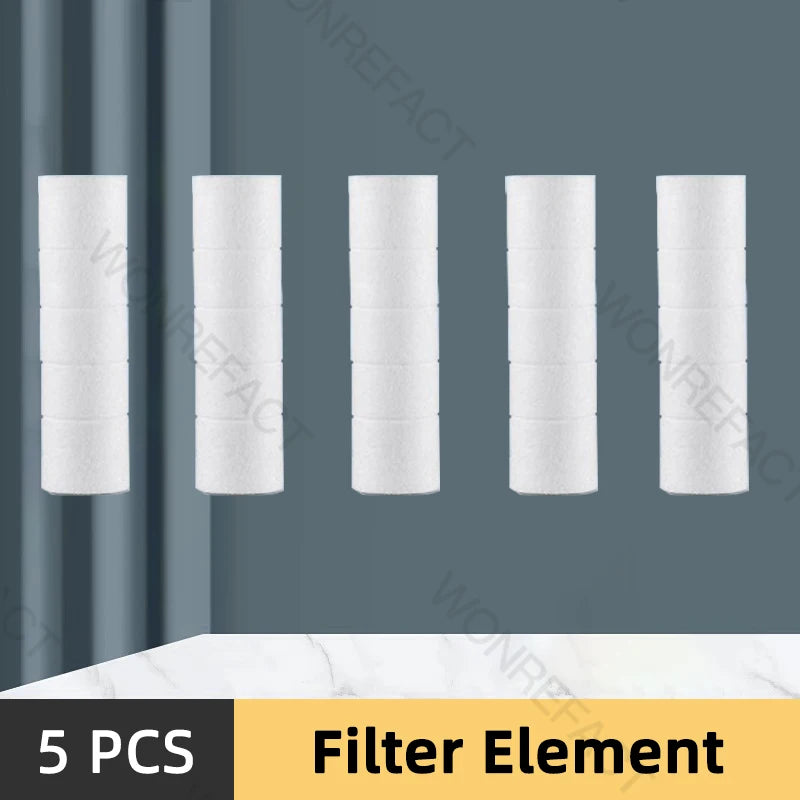 High Pressure Shower Head Handheld Shower Head Bathroom Pressurized Shower Head Filter Element Filters Water Quality Accessories