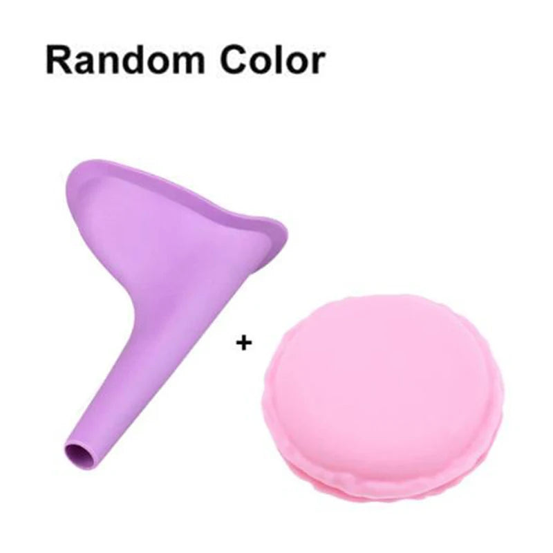 Woman Emergency Stand Urinals with Box Portable Silicone Reuse Postpartum Pregnancy Old people Foldable Multifunctional TMZ