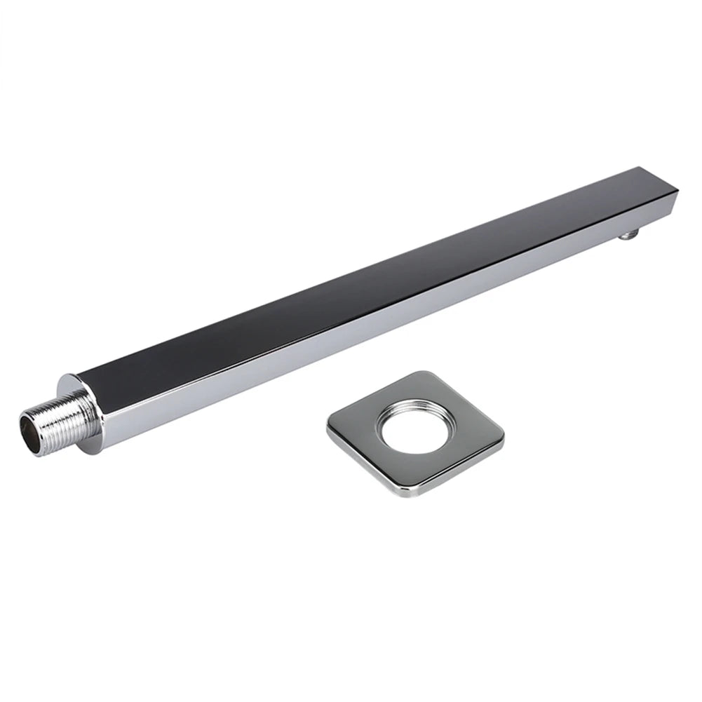 40cm Shower Arm Wall Mounted Shower Arm Shower Head Extension Shower Head Arm for Square Shower Head Rain Shower Head