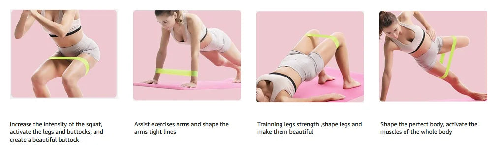 Yoga Strap Exercise Straps Elastic Resistance Bands Adjustable Yoga Stretching Pilates 60cmx5cm Yoga Training Gym Fitness