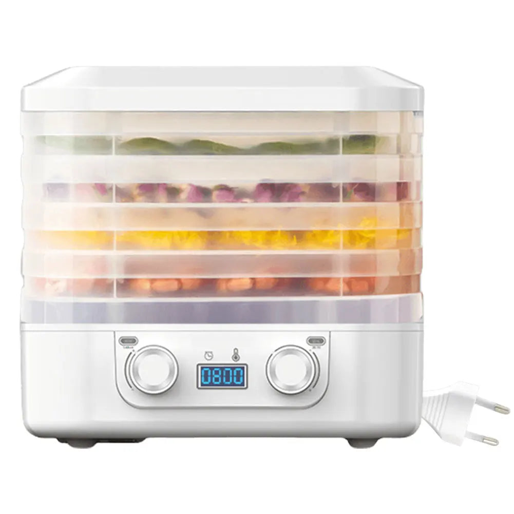 5 Layers Intelligent Fruit Dryer 48 Hours Long Lasting Pet Food Dehydration Smart Thermostatic Fruit Vegetable Meat Dehydrator