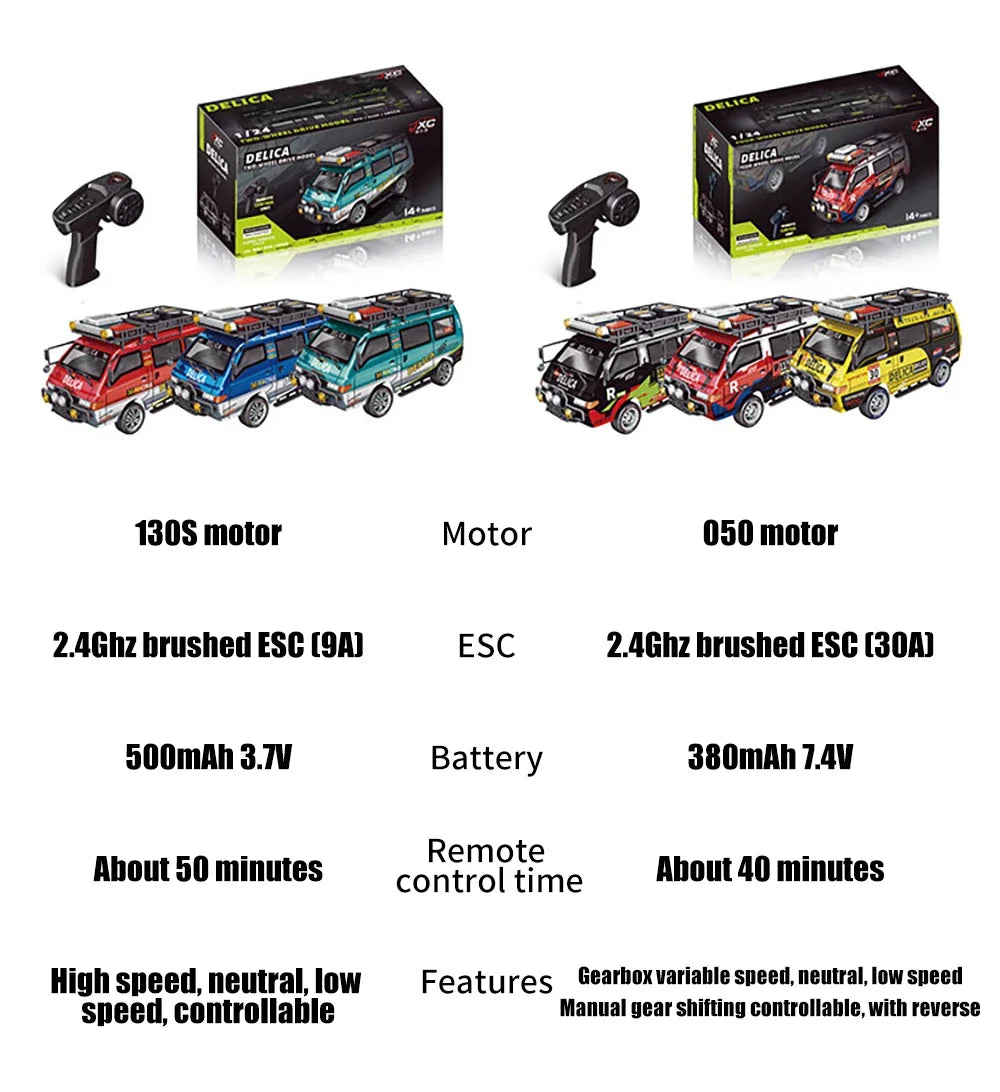1/24 RC Electric Model Car Rock Crawler Adult Children&