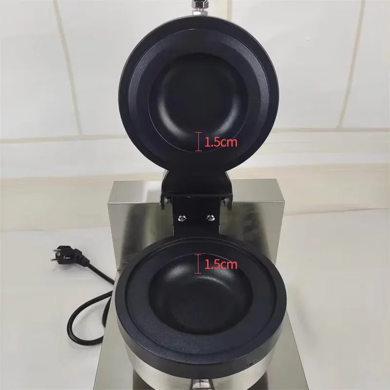 XEOLEO Electric Ice Cream Waffles Ufo Burger Maker Hamburg Gelato Panini Press Machine Sandwich Press Maker 1200W/1300W