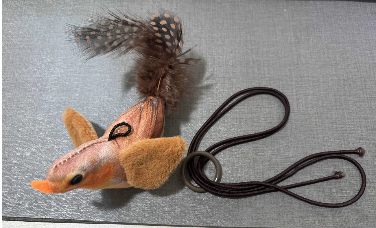 1 Pc Cat Toys For Indoor Cats Interactive Cat Toy Realistic Bird Sound Cat Toy Plush Cat Toy Catnip Cat Toy for Cats Kitten Toy