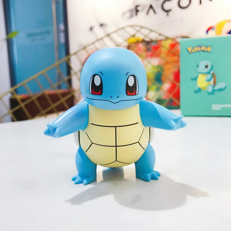 Pokemon Anime Action Figures Pikachu Toys Model Charmander Psyduck Squirtle Jigglypuff Bulbasaur Kawaii Collect Dolls Kids Gift