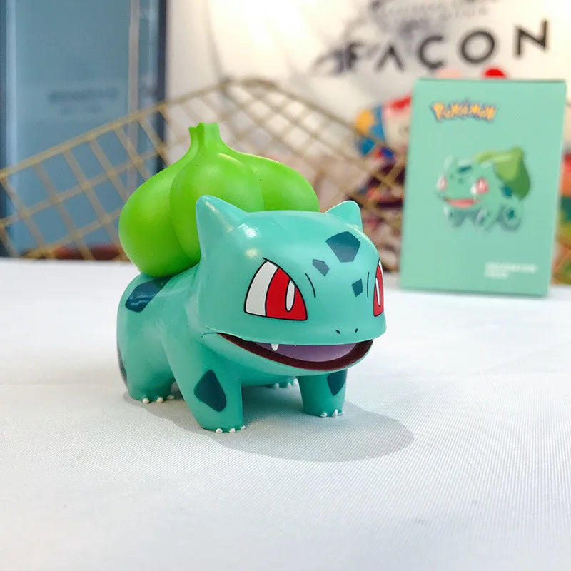 Pokemon Anime Action Figures Pikachu Toys Model Charmander Psyduck Squirtle Jigglypuff Bulbasaur Kawaii Collect Dolls Kids Gift