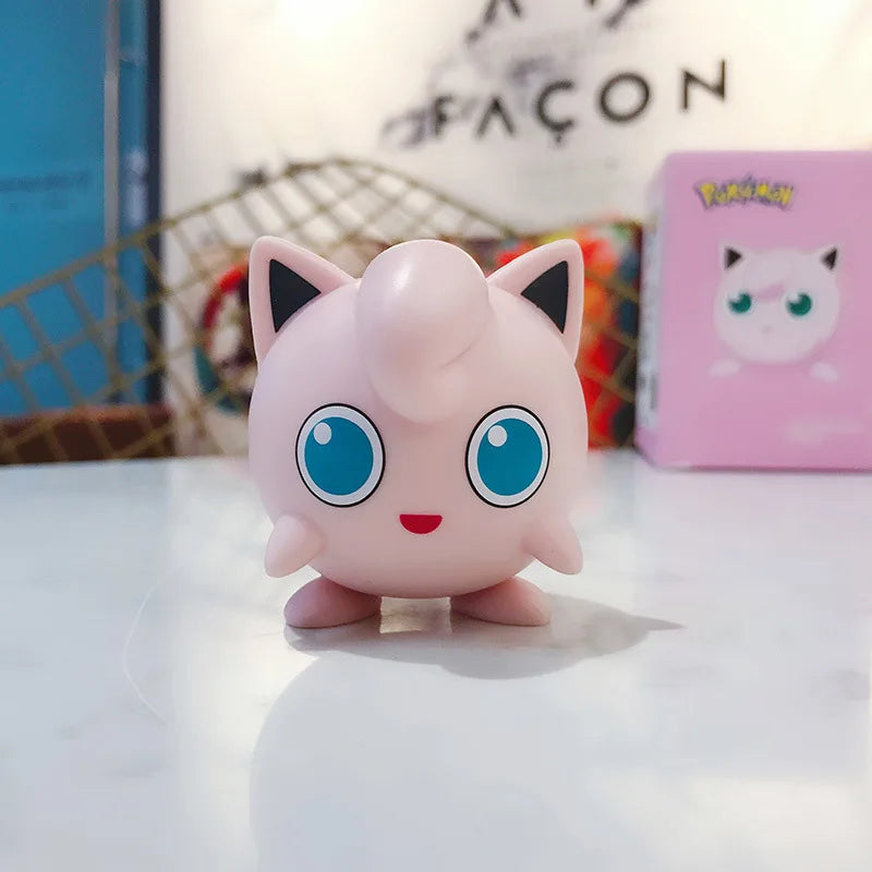 Pokemon Anime Action Figures Pikachu Toys Model Charmander Psyduck Squirtle Jigglypuff Bulbasaur Kawaii Collect Dolls Kids Gift