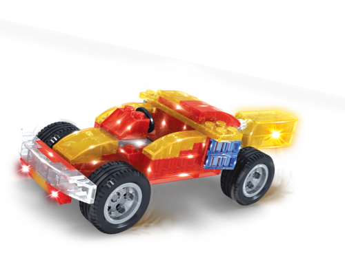 Zummy Gleam Bricks 94 Pieces 3 in 1 Race Car Toy