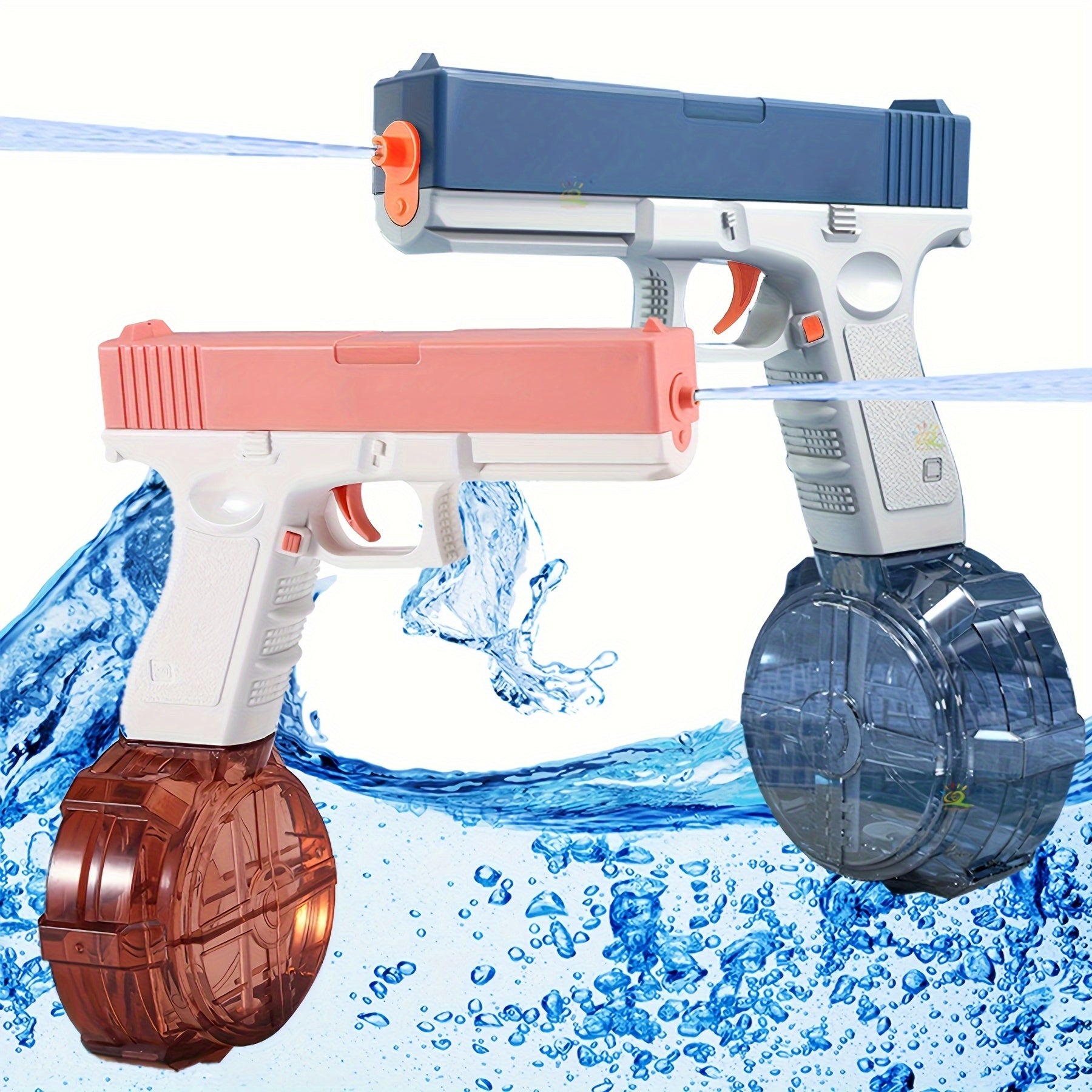 M1911 Glock Electric Water Gun - High-Quality Rechargeable Kids Toy with Large Water Capacity for Summer Games and Fun