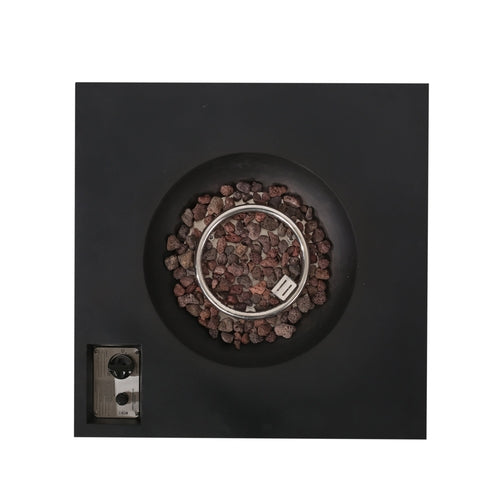 RODEO SQUARE MGO FIRE PIT TOP 40,000BTU TANK INSIDE