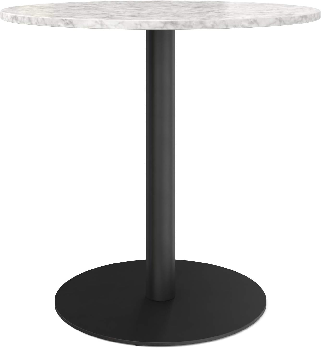 Bistro Lucy Small Mid-Century Modern Kitchen or Dining Table with Faux