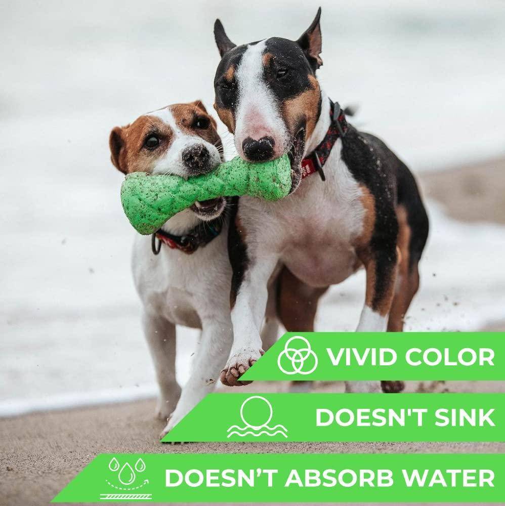 Dumbbell Dog Fetch Toy   Outdoor Barbell Dog Toy for Small Medium and