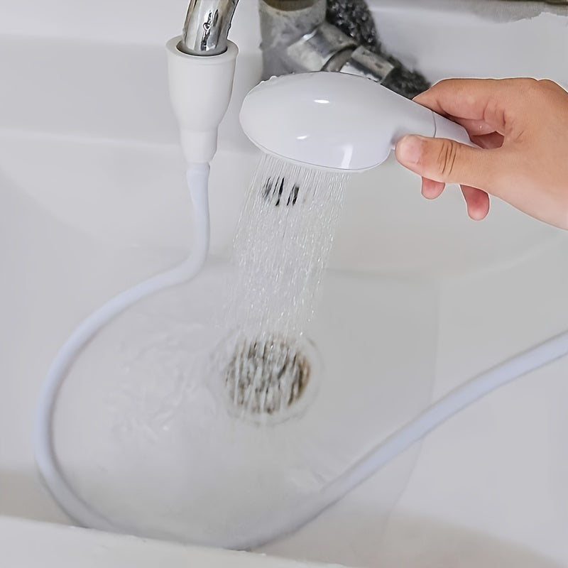 1pc Quick-Connect Portable Shower Head Attachment - Effortless Hair Washer & Pet Groomer - Durable Multifunctional Spray Nozzle for Sink Faucets - Easy Indoor/Outdoor Use