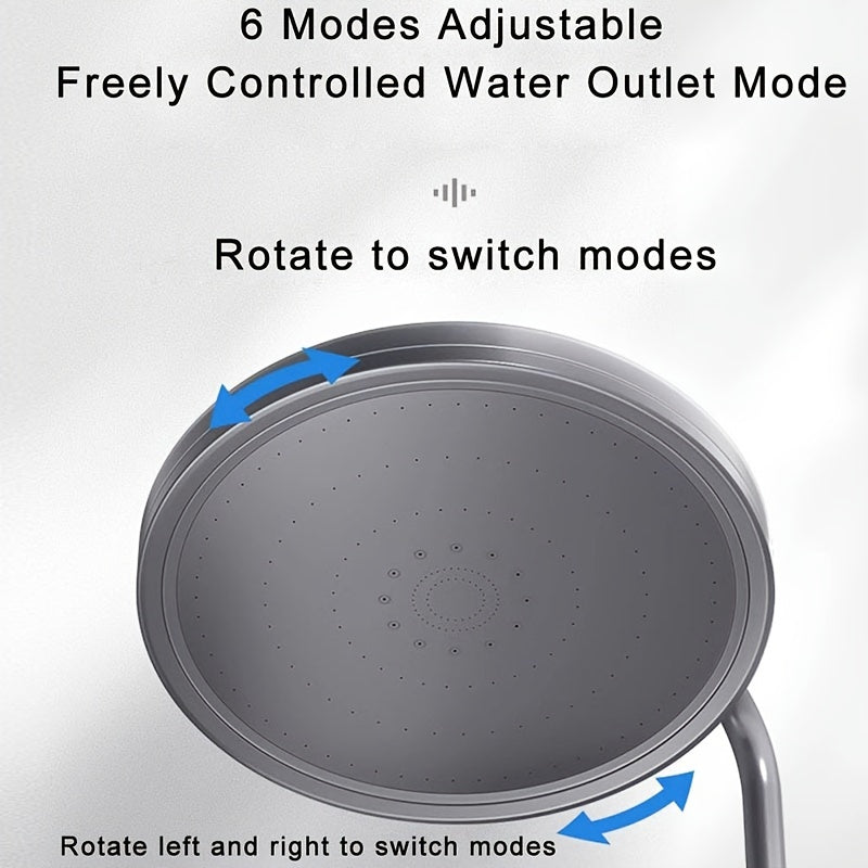 1pc Premium High-pressure Shower Head - Top Spray, Wide Coverage, Lotus Design - Durable, Pressurized, Single-head for a Luxurious Bath Experience - Perfect Household Bathroom Accessory