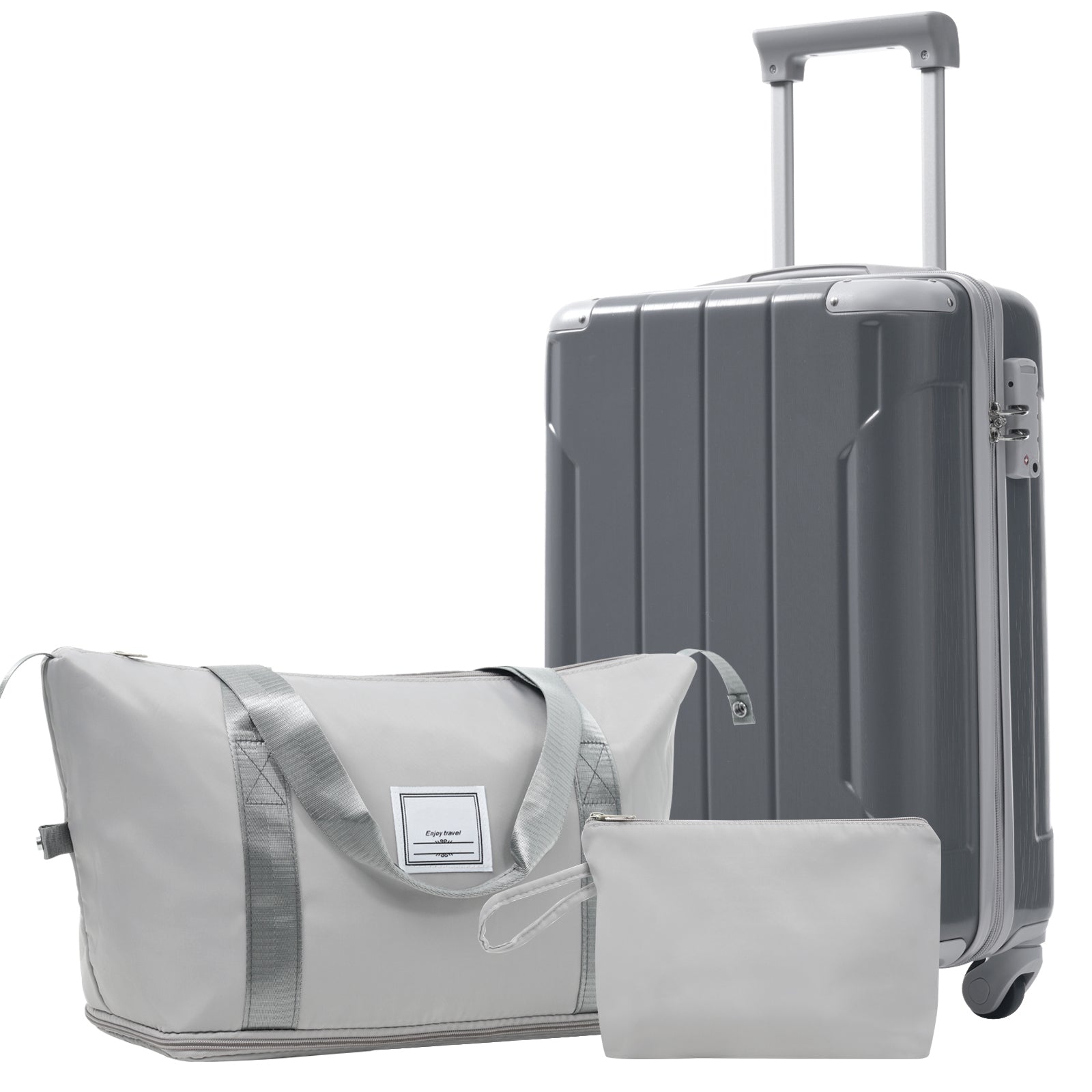 20 Inch Carry On Luggage Set 3 Piece with Spinner Wheels, Lightweight
