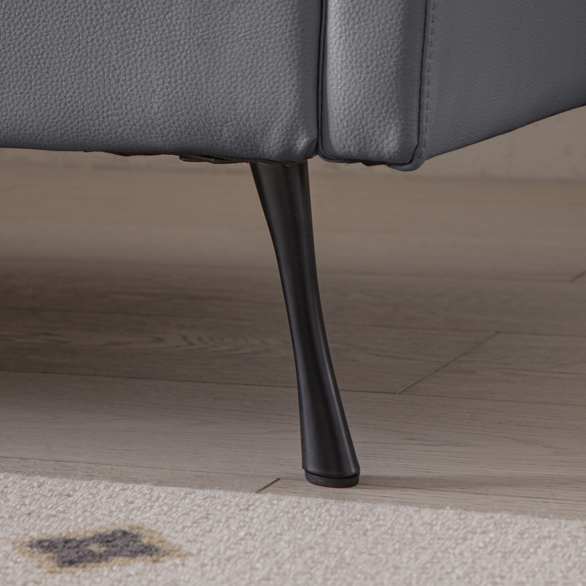 104.5"Modern Sectional Technical leather L-Shaped Sofa Couch with