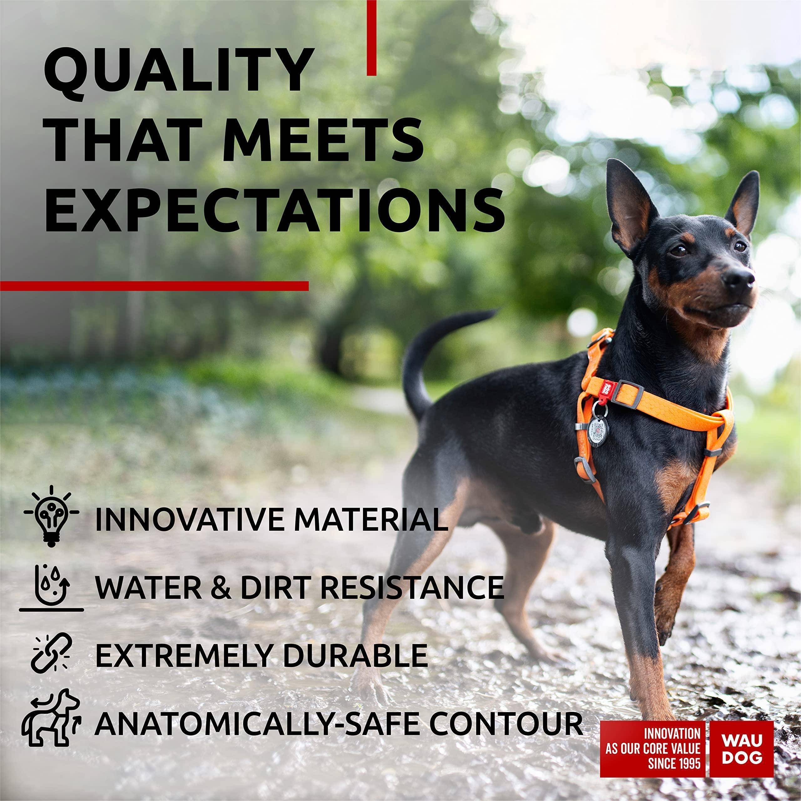 WAUDOG Waterproof Dog Harness   Adjustable Dog Harness for Large Dogs